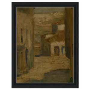 Tarsila do Amaral  Street of Segovia Framed Canvas