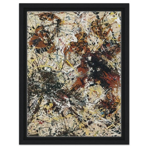 Jackson Pollock  NUMBER 12 1949 Framed Canvas