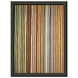 Gene Davis  Long John  1968 Premium Metal Framed Art Print / Poster