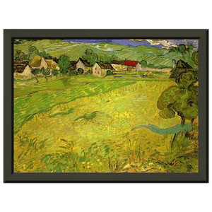 Vincent van Gogh Vessenots near Auvers Premium Metal Framed Art Print Poster