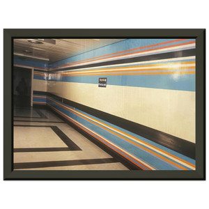 Bridget Riley Royal Liverpool Hospital Installation 1983 Framed Print
