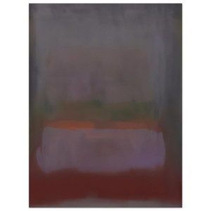 Esteban Vicente  UNTITLED 1967 N4 Aluminum Print