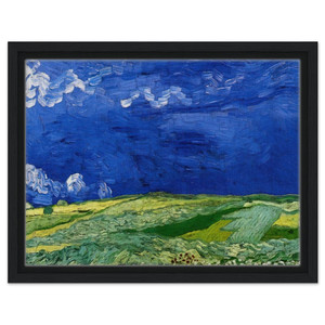 Vincent van Gogh  Wheatfields under Thunderclouds Framed Canvas
