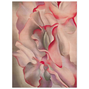 Georgia OKeeffe  Pink Sweet Peas 2 Wood Print
