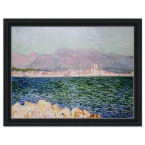 claude monet  The Gulf of Antibes Framed Canvas