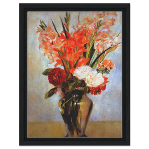 PierreAuguste Renoir  Gladioli Framed Canvas