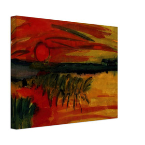 Emil Nolde  Sunset N2 Canvas