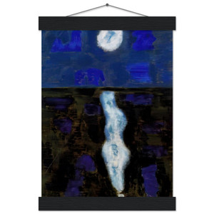 Milton Avery  White Moon  1957 Museum-Quality Matte Paper Poster with Hanger