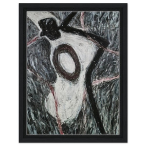 Susan Rothenberg  FEBRUARY 1981 Framed Canvas