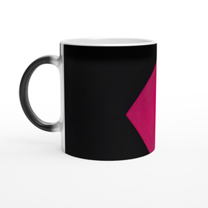 Lorser Feitelson - Magical Space Forms Black Fuchsia - 1951 Magic Ceramic Mug