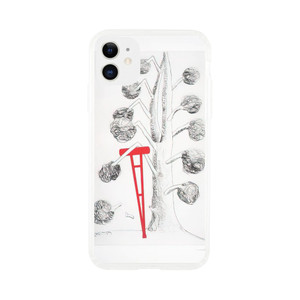 Louise Bourgeois - TREE WITH RED CRUTCH 1998 Clear case