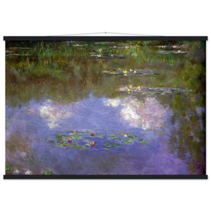 claude monet Water Lilies The Clouds Museum Quality Matte Poster with Hanger