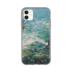 Childe Hassam - Surf and Rocks Bio case
