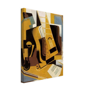 Juan Gris  PHOTOGRAPH OF THE GUITAR 1918 Canvas