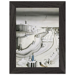 Yves Tanguy  Promontory Palace Premium Wooden Framed Art Print / Poster