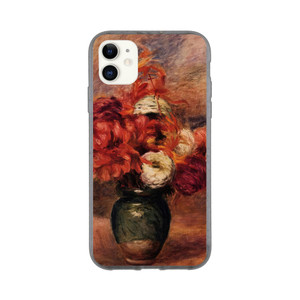 Pierre-Auguste Renoir - Flowers in a Green Vase Dahlilas and Asters Bio case