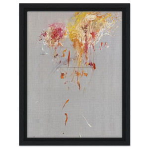 Cy Twombly  Nine Discourses on Commodus Part IX Framed Canvas