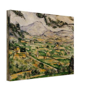 Paul Cezanne  Mont SainteVictoire with Large Pine Canvas