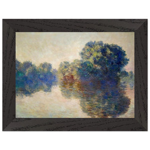 claude monet  The Seine near Giverny Premium Wooden Framed Art Print / Poster
