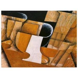 Juan Gris  THE GLASS THE FRUIT BOWL 1914 Aluminum Print