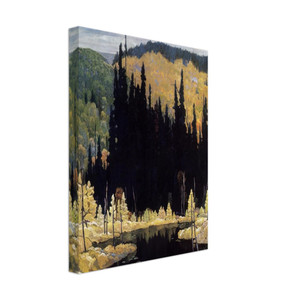 Frank Johnston  Autumn Algoma  Art Nouveau Modern Canvas
