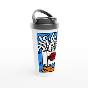 Keith Haring - LUCKY STRIKE 1987 N1 Travel Mug