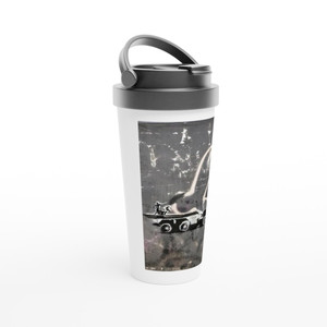 Banksy - KYIV VELYKA ZHYTOMYRSKA 13 2022 Travel Mug