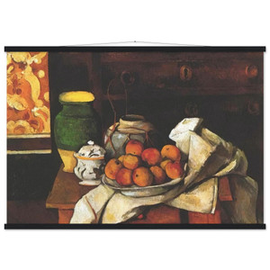 Cezanne Stilllife Chest Museum-Quality Matte Paper Poster with Hanger