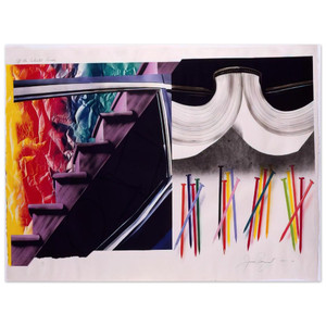 James Rosenquist  Off the Continental Divide Aluminum Print