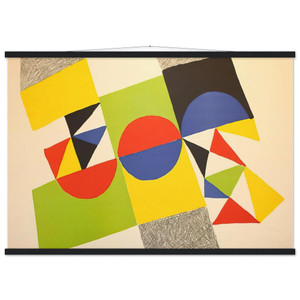 Sonia Delaunay  RHYTHM COLOUR 1 Museum-Quality Matte Paper Poster with Hanger
