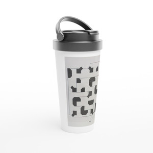 Bruno Munari - Curva di Peano - 1975 Travel Mug