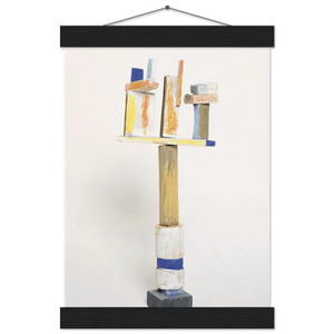 Esteban Vicente DIVERTIMENTO 1995 1 Museum Matte Poster with Hanger