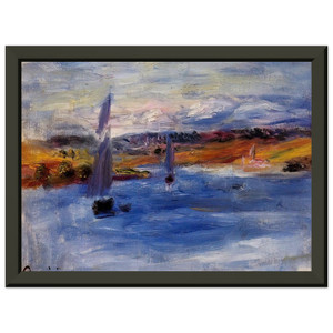 PierreAuguste Renoir  SAILBOATS N2 Premium Metal Framed Art Print / Poster