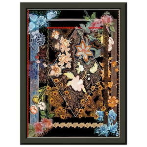 Miriam Schapiro  Gates of Paradise  1980 Premium Metal Framed Art Print / Poster
