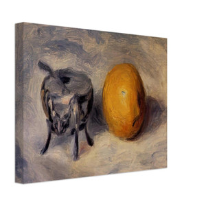 PierreAuguste Renoir  Sugar Bowl and Lemon Canvas
