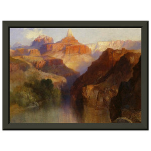 Thomas Moran Zoroaster Peak Grand Canyon AZ Metal Framed Art Print/Poster