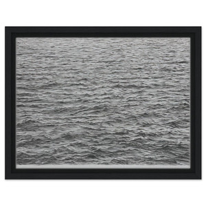 Vija Celmins  DRYPOINT OCEAN SURFACE 1983 Framed Canvas