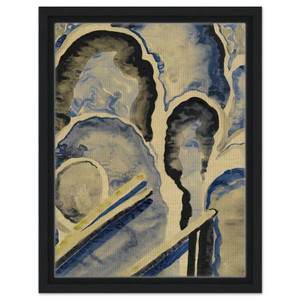 Georgia OKeeffe  Blue01 Framed Canvas