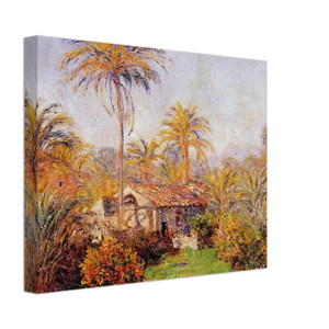 claude monet  Small Country Farm in Bordighera Canvas