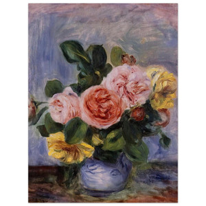 PierreAuguste Renoir  Roses in a Vase N2 Aluminum Print