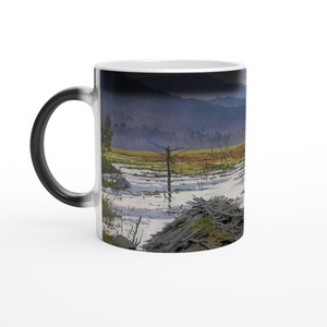 Neil Welliver - Beaver Pond - 1976 Magic Ceramic Mug