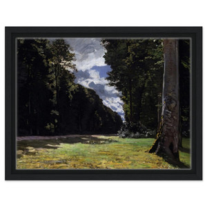 claude monet  The Pave de Chailly in the Fontainbleau Forest Framed Canvas