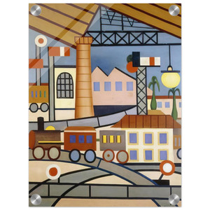 Tarsila do Amaral  A Gare Acrylic Print