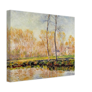 claude monet  The Banks of the River Epte at Giverny Canvas