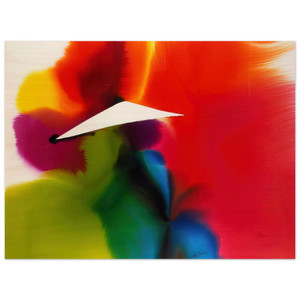 Paul Jenkins  Phenomena French West Indies Wood Print