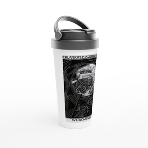 MC Escher - NEW YEAR S GREETING CARD Travel Mug