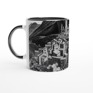 MC Escher - ESCHER 11 Ceramic Mug with Color Inside