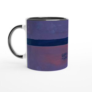 Helen Frankenthaler - Ebbing 2002- Ceramic Mug with Color Inside