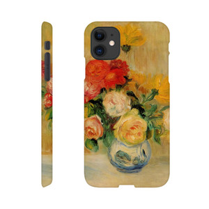 Pierre-Auguste Renoir - Vase of Roses and Dahlias Slim case