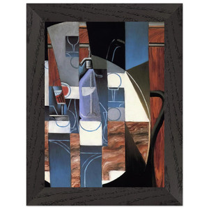 Juan Gris  THE SIPHON 1913 Premium Wooden Framed Art Print / Poster